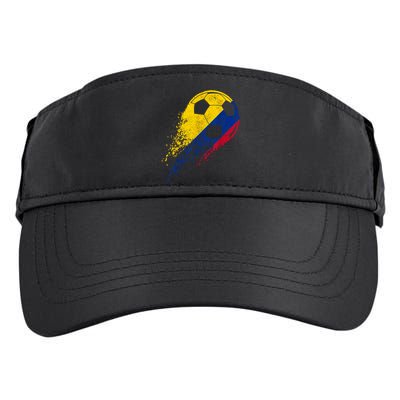 Colombia Flag Jersey Colombian Soccer Team Colombian Adult Drive Performance Visor