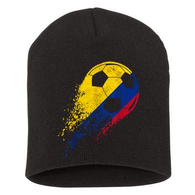 Colombia Flag Jersey Colombian Soccer Team Colombian Short Acrylic Beanie