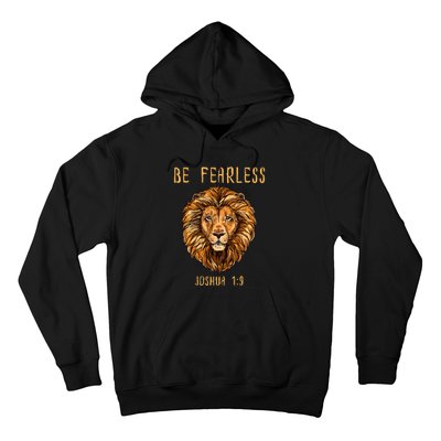 Christian Fearless Joshua 1:9 Faith Gift Hoodie