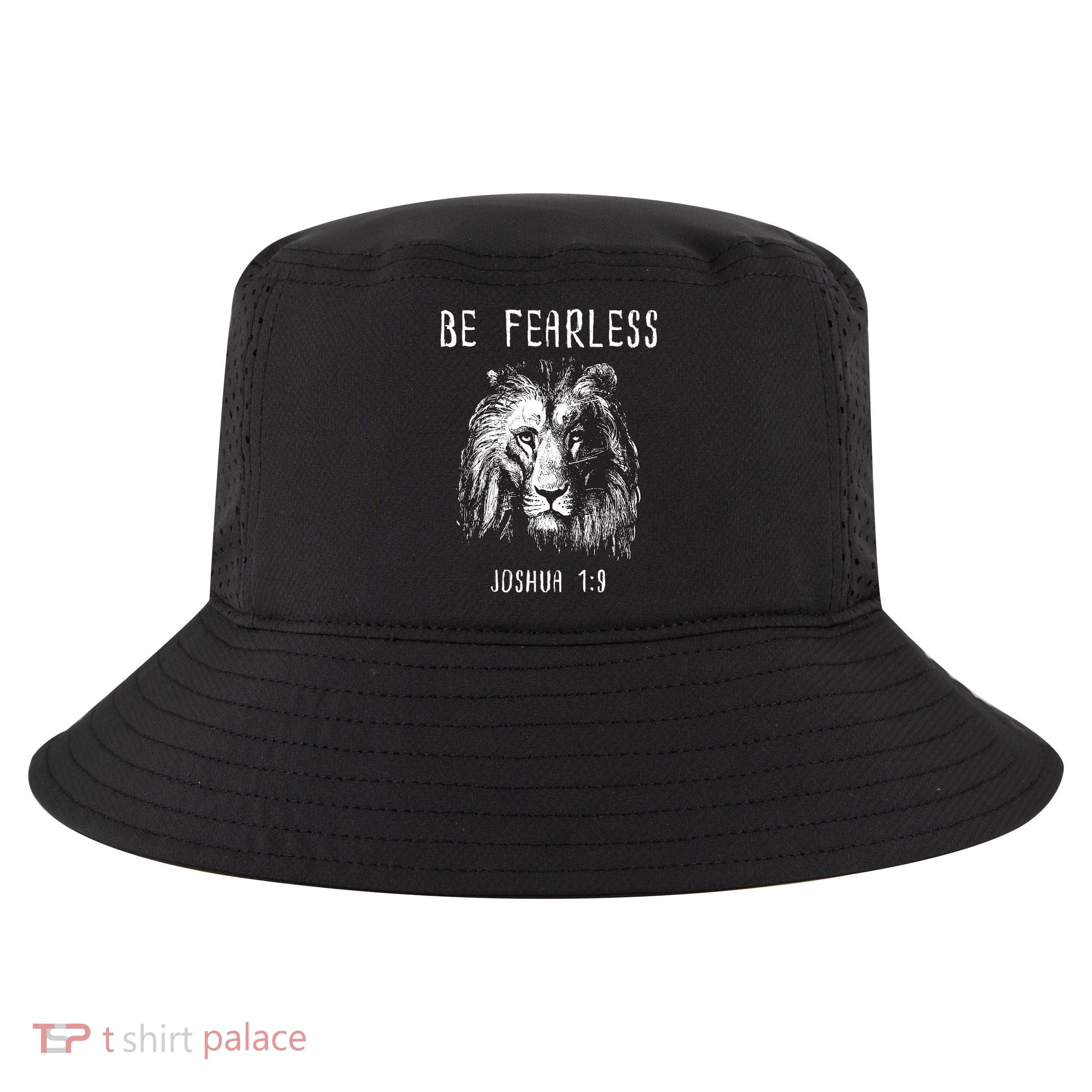 Christian Fearless Joshua 1:9 Faith Gift Cool Comfort Performance Bucket Hat