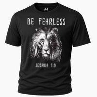 Christian Fearless Joshua 1:9 Faith Gift Cooling Performance Crew T-Shirt
