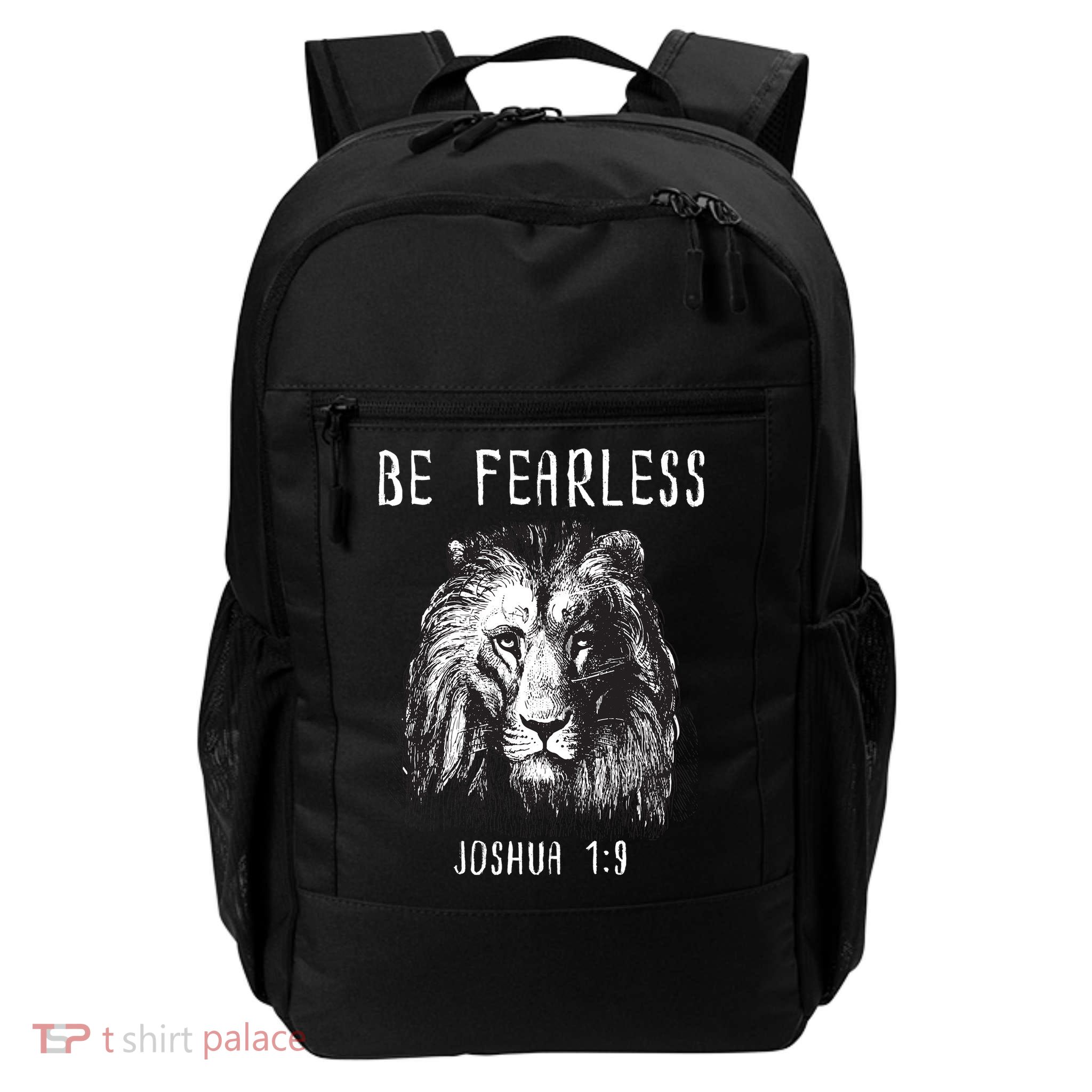 Christian Fearless Joshua 1:9 Faith Gift Daily Commute Backpack