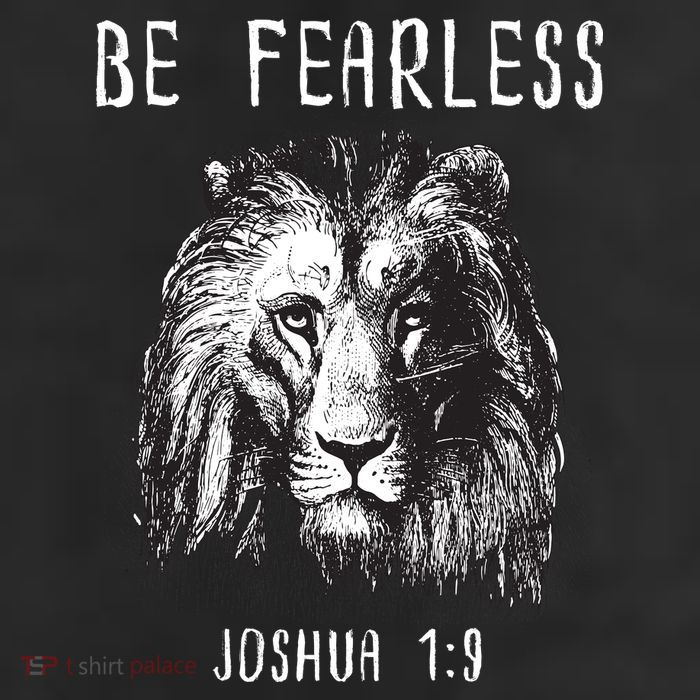 Christian Fearless Joshua 1:9 Faith Gift 11oz C Handle Ceramic Mug