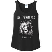 Christian Fearless Joshua 1:9 Faith Gift Ladies Essential Tank