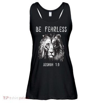 Christian Fearless Joshua 1:9 Faith Gift Ladies Essential Flowy Tank