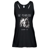 Christian Fearless Joshua 1:9 Faith Gift Ladies Essential Flowy Tank