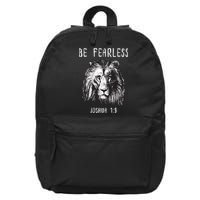 Christian Fearless Joshua 1:9 Faith Gift 16 in Basic Backpack