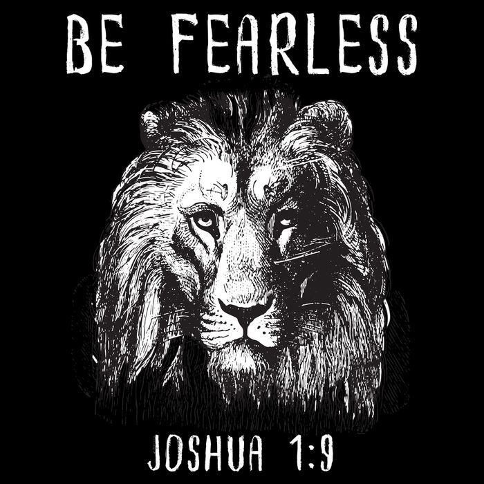 Christian Fearless Joshua 1:9 Faith Gift 16 in Basic Backpack