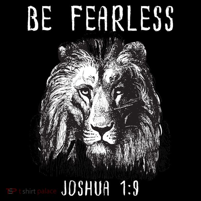 Christian Fearless Joshua 1:9 Faith Gift Cooling Performance Long Sleeve Crew