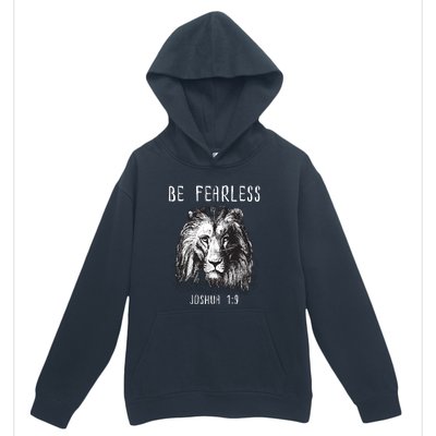 Christian Fearless Joshua 1:9 Faith Gift Urban Pullover Hoodie