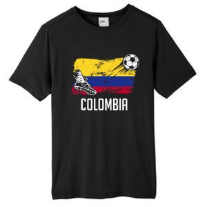 Colombia Flag Jersey Colombian Soccer Team Colombian Tall Fusion ChromaSoft Performance T-Shirt