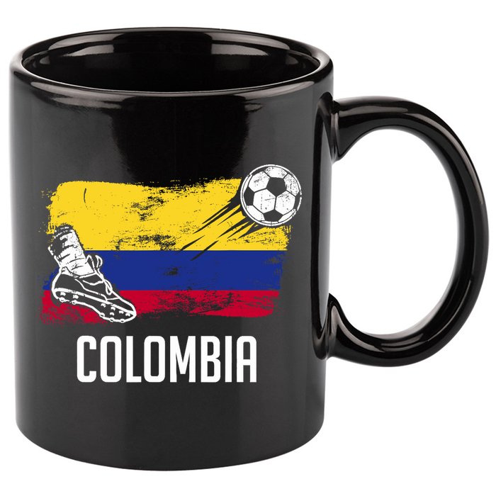 Colombia Flag Jersey Colombian Soccer Team Colombian 11oz C Handle Ceramic Mug