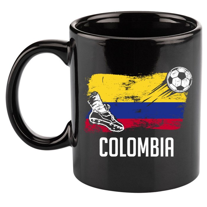 Colombia Flag Jersey Colombian Soccer Team Colombian 11oz C Handle Ceramic Mug
