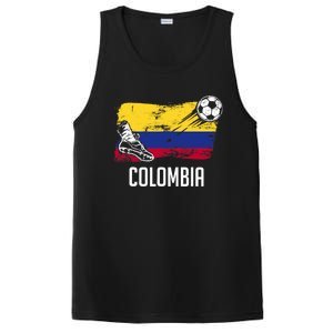 Colombia Flag Jersey Colombian Soccer Team Colombian PosiCharge Competitor Tank