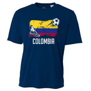 Colombia Flag Jersey Colombian Soccer Team Colombian Cooling Performance Crew T-Shirt