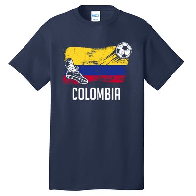 Colombia Flag Jersey Colombian Soccer Team Colombian Tall T-Shirt