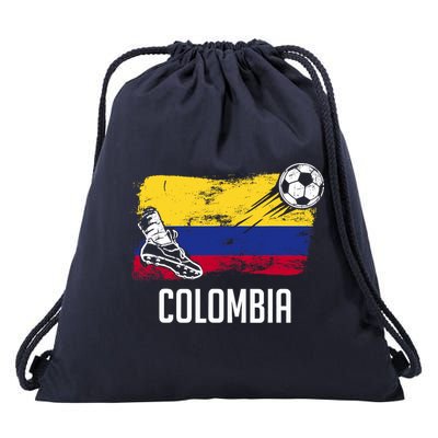 Colombia Flag Jersey Colombian Soccer Team Colombian Drawstring Bag