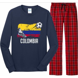 Colombia Flag Jersey Colombian Soccer Team Colombian Long Sleeve Pajama Set