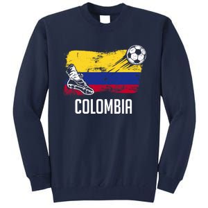 Colombia Flag Jersey Colombian Soccer Team Colombian Tall Sweatshirt