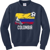 Colombia Flag Jersey Colombian Soccer Team Colombian Kids Sweatshirt