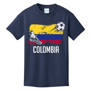 Colombia Flag Jersey Colombian Soccer Team Colombian Kids T-Shirt