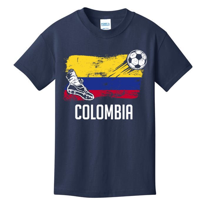 Colombia Flag Jersey Colombian Soccer Team Colombian Kids T-Shirt