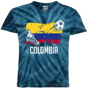 Colombia Flag Jersey Colombian Soccer Team Colombian Kids Tie-Dye T-Shirt