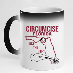 Circumcise Florida Just The Tip 11oz Black Color Changing Mug