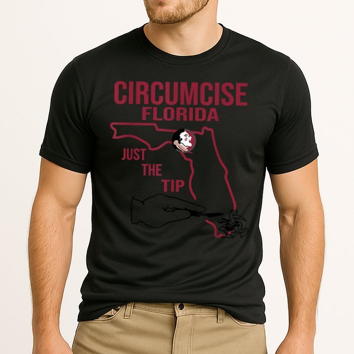 Circumcise Florida Just The Tip Cooling Performance Crew T-Shirt