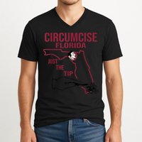 Circumcise Florida Just The Tip V-Neck T-Shirt