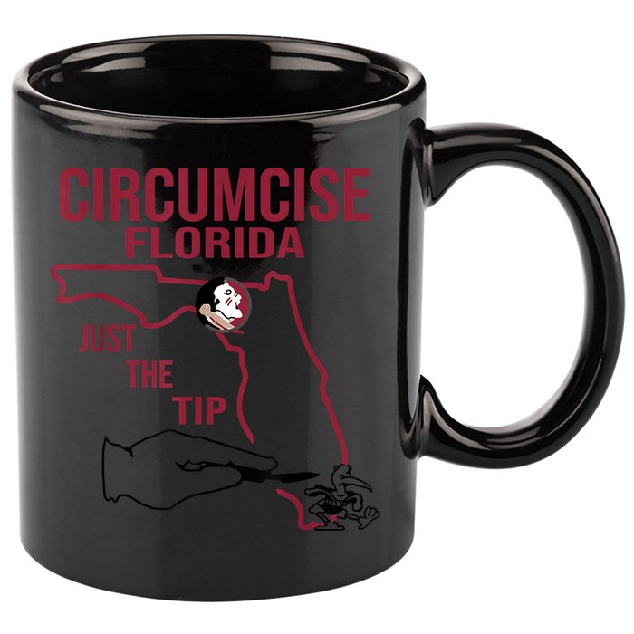 Circumcise Florida Just The Tip 11oz C Handle Ceramic Mug
