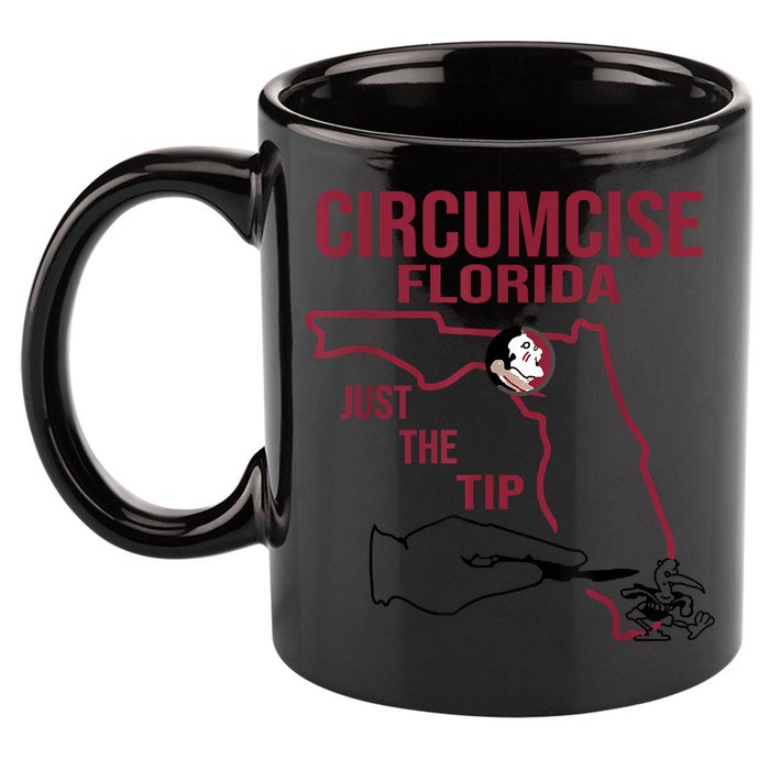 Circumcise Florida Just The Tip 11oz C Handle Ceramic Mug
