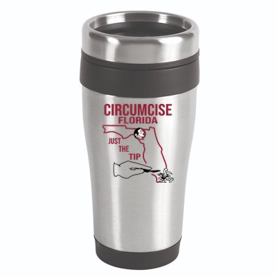 Circumcise Florida Just The Tip 16oz Travel Tumbler