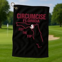 Circumcise Florida Just The Tip Golf Towel