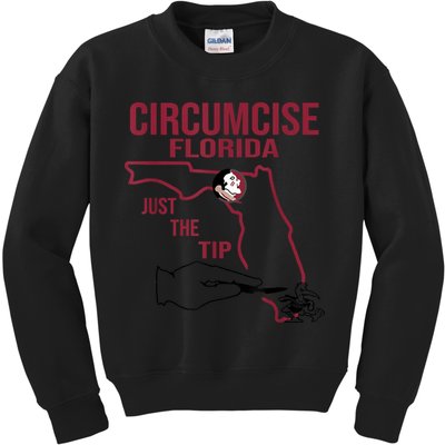Circumcise Florida Just The Tip Kids Sweatshirt