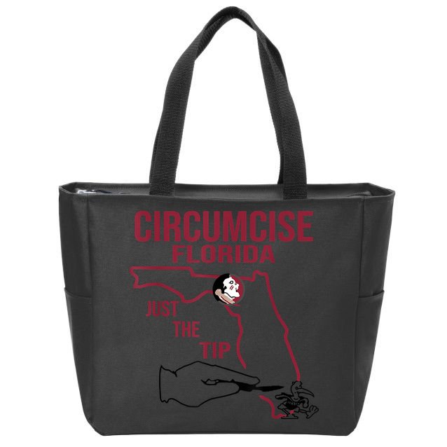 Circumcise Florida Just The Tip Zip Tote Bag