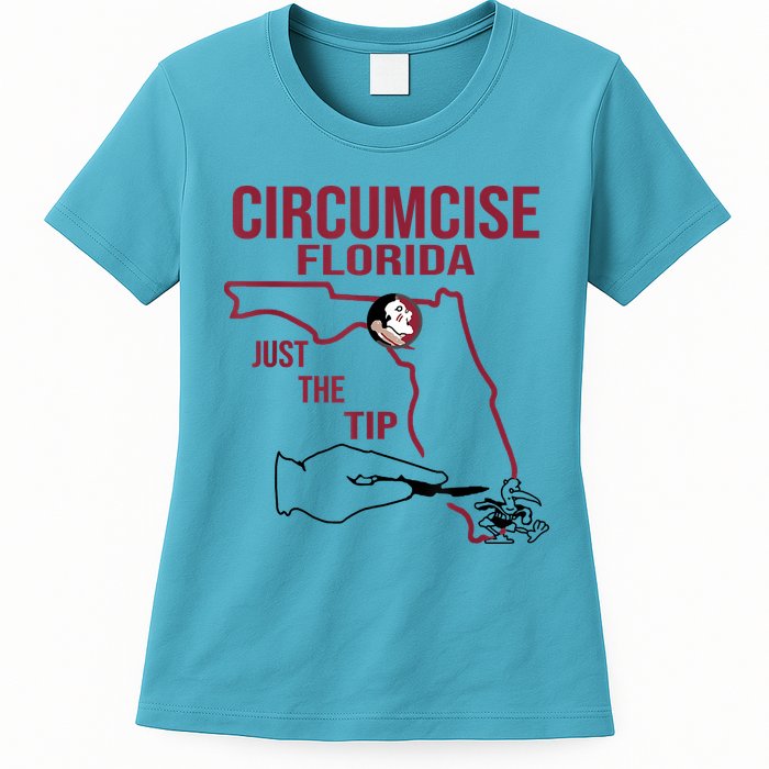 Circumcise Florida Just The Tip Womens T-Shirt