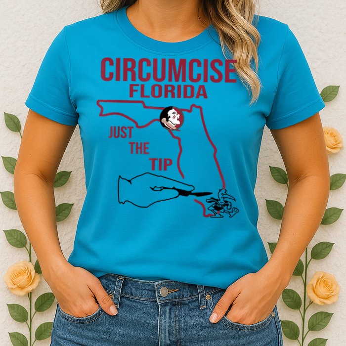 Circumcise Florida Just The Tip Womens T-Shirt