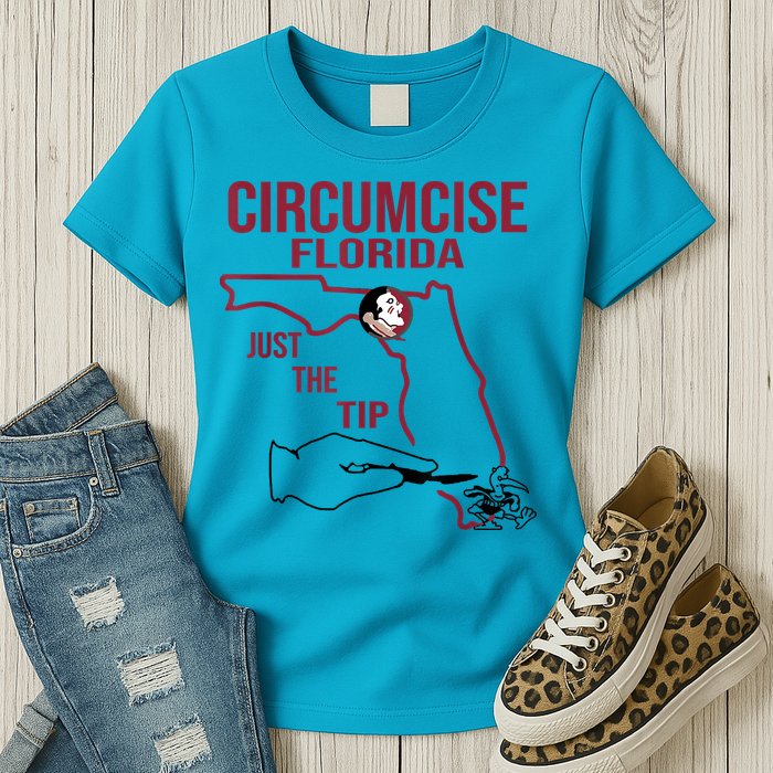 Circumcise Florida Just The Tip Womens T-Shirt