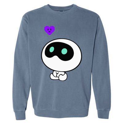 Cute Funny Jin the Astronaut Wootteo K-Pop Garment-Dyed Sweatshirt