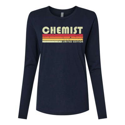 CHEMIST Funny Job Title Profession Birthday Worker Idea Womens Cotton Relaxed Long Sleeve T-Shirt