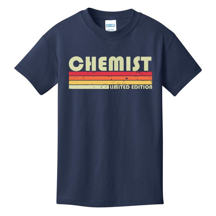 CHEMIST Funny Job Title Profession Birthday Worker Idea Kids T-Shirt