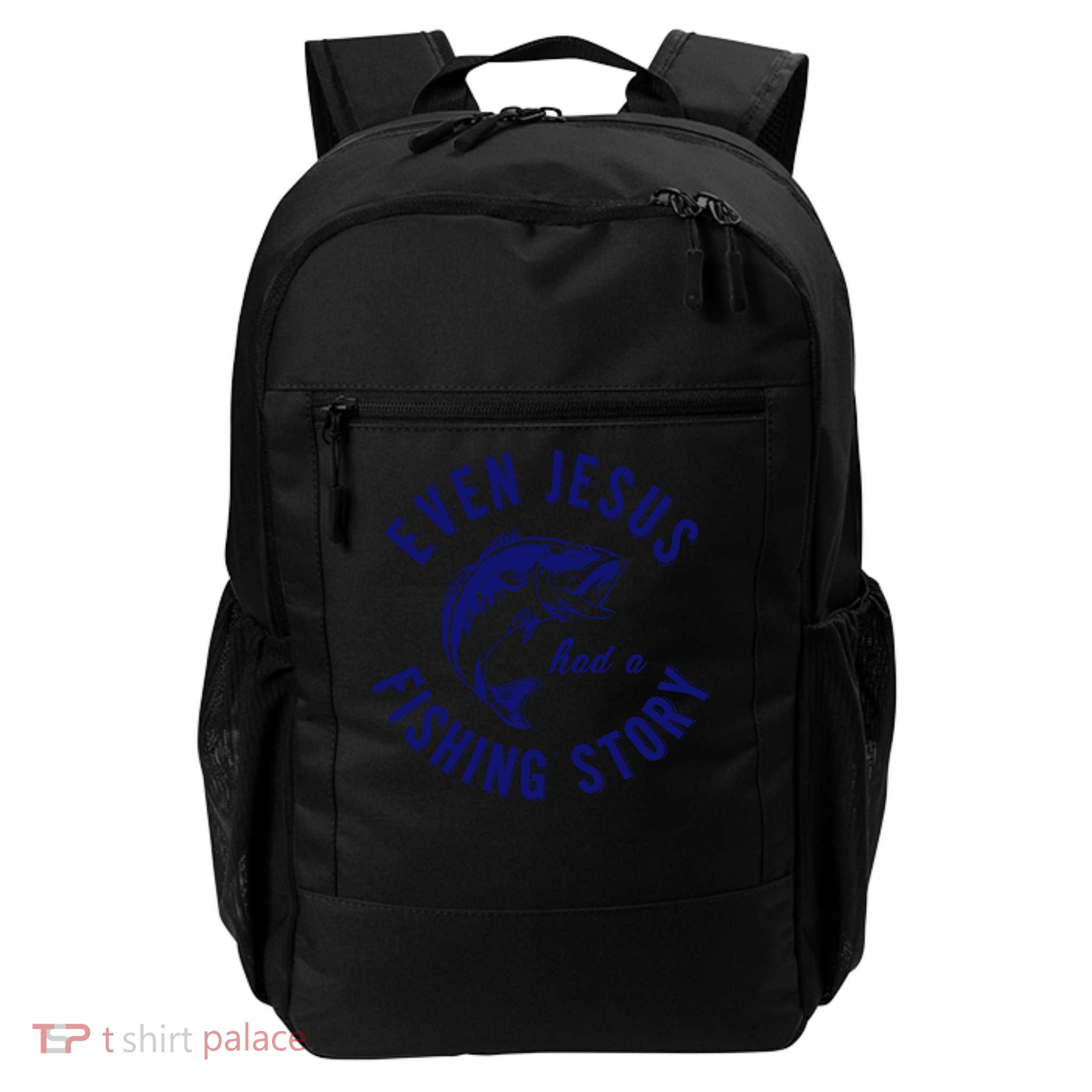 Christian Fishing Jesus  Funny Fishing Backpack