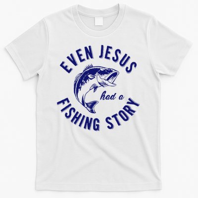 Christian Fishing Jesus  Funny Fishing T-Shirt