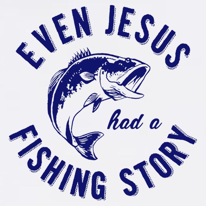 Christian Fishing Jesus  Funny Fishing Poster