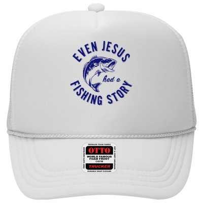 Christian Fishing Jesus  Funny Fishing Trucker Hat