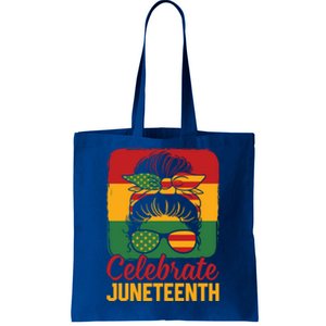 Celebrate Freedom Junenth 1865 Black Gift Tote Bag