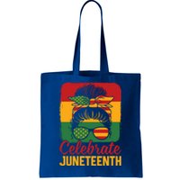 Celebrate Freedom Junenth 1865 Black Gift Tote Bag