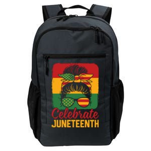 Celebrate Freedom Junenth 1865 Black Gift Daily Commute Backpack