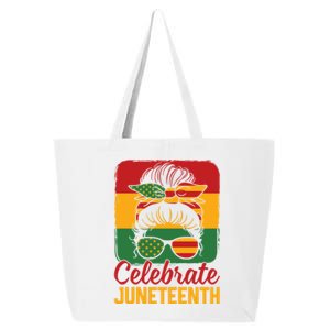 Celebrate Freedom Junenth 1865 Black Gift 25L Jumbo Tote